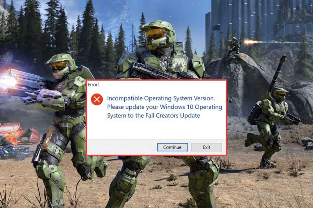 Fix Incompatible Operating System Error on Halo Infinite