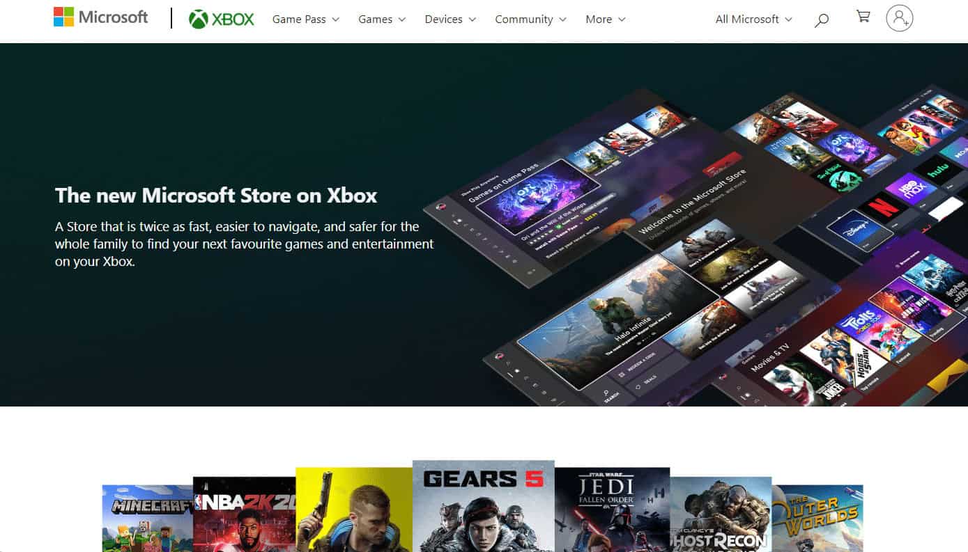 Microsoft Xbox Store