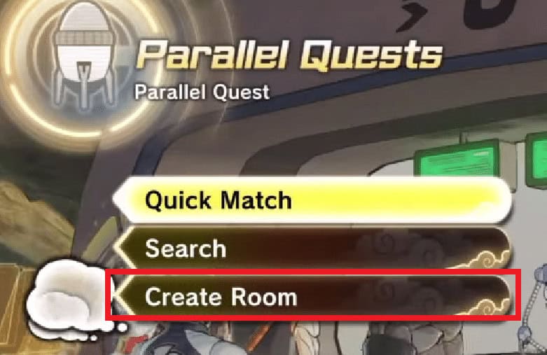 Select the Create Room&nbsp;option