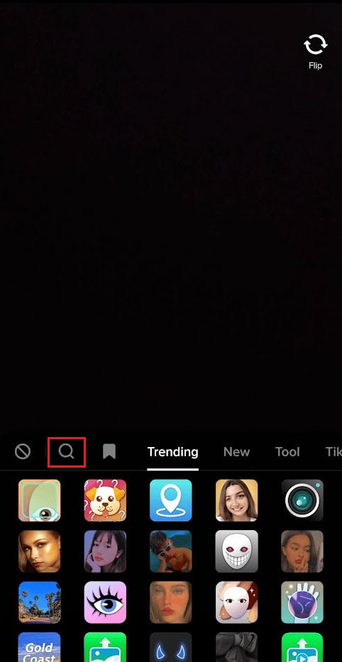 Tap on the search bar and type Disney