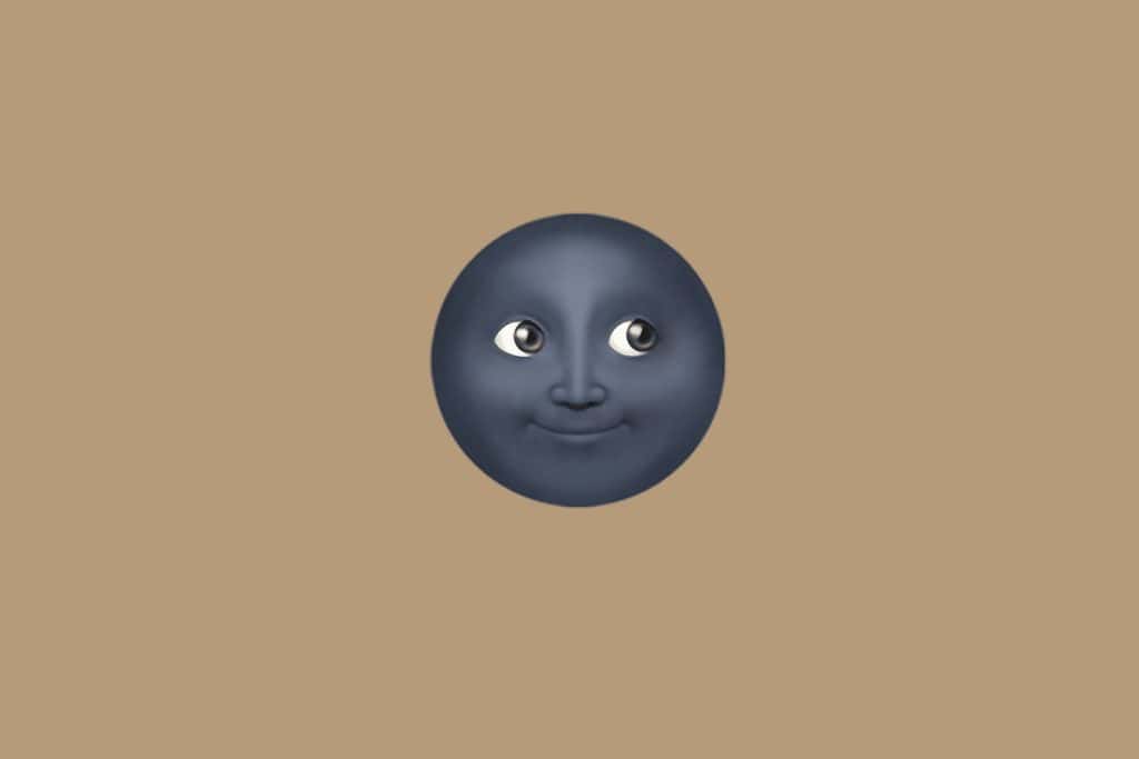 What is Black Moon Emoji Meaning?