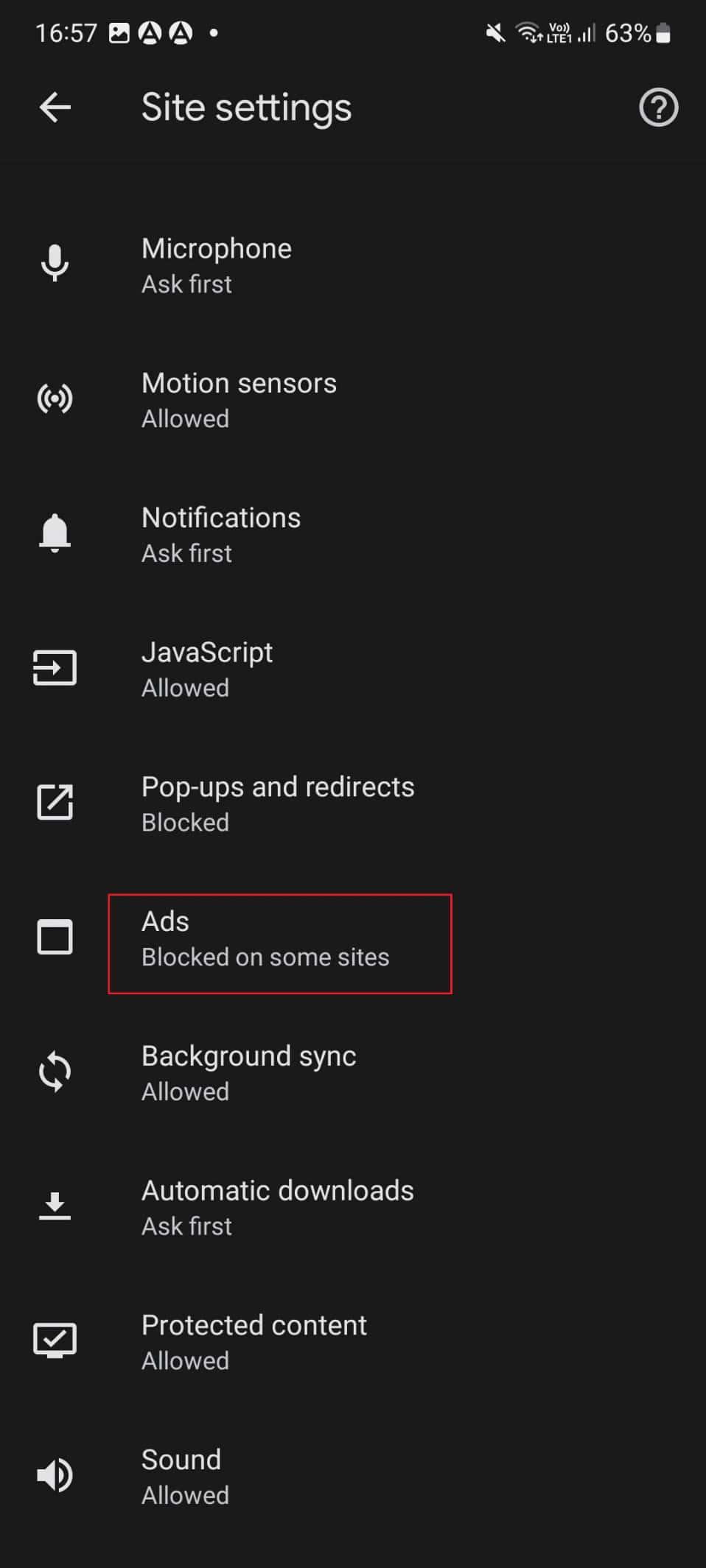 ads chrome