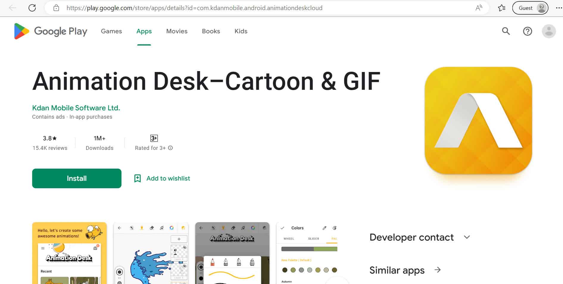 Animation Desk