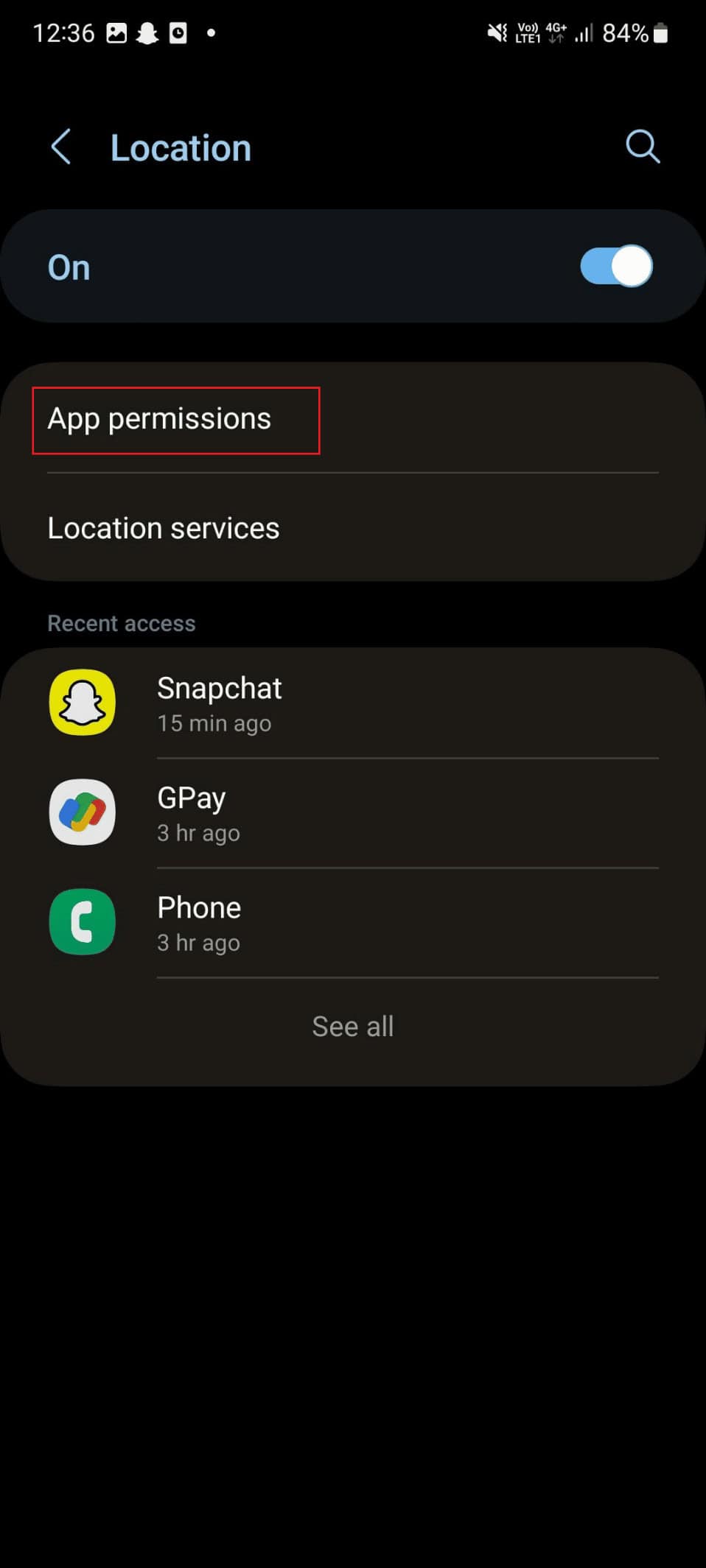 app permissions