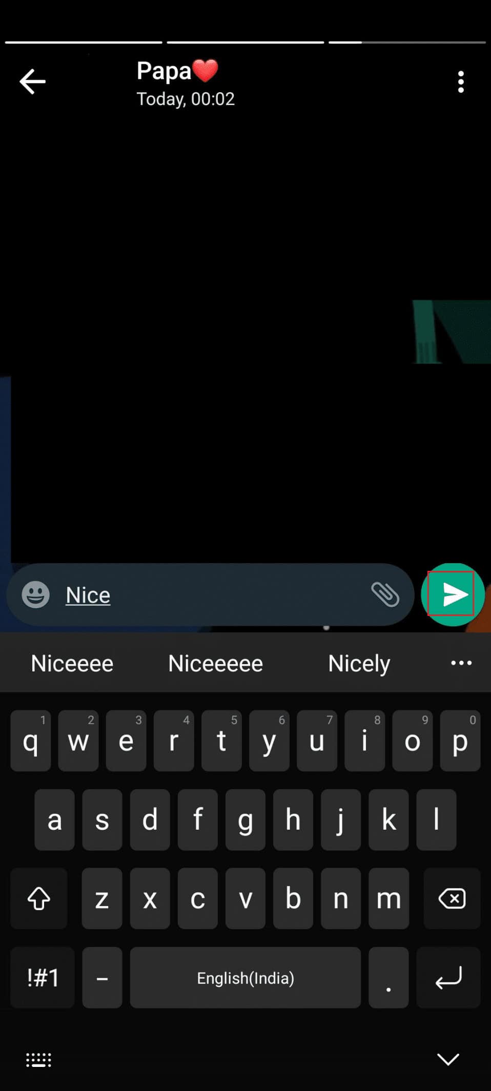 arrow icon | How to Post a WhatsApp Audio Status