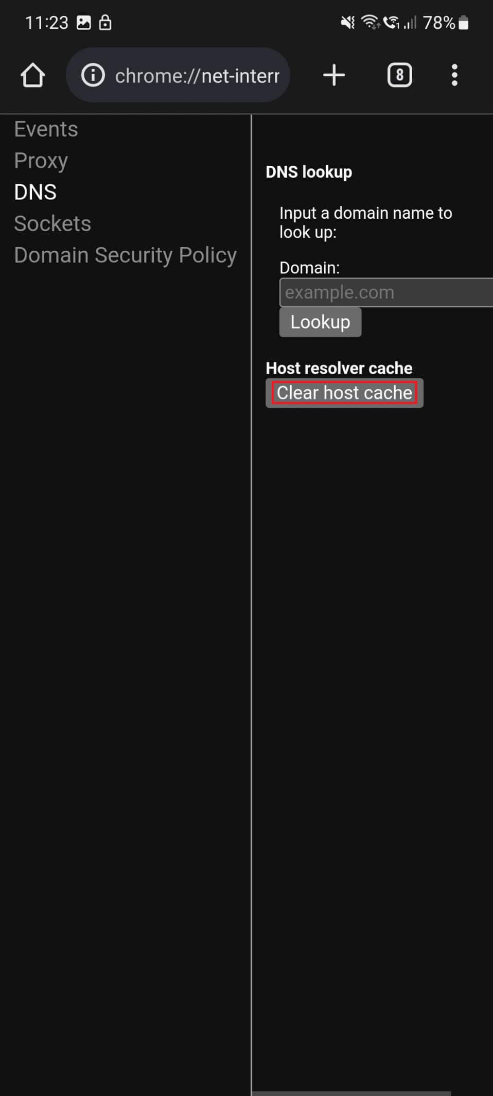 clear host cache. How to Clear DNS Cache on Android