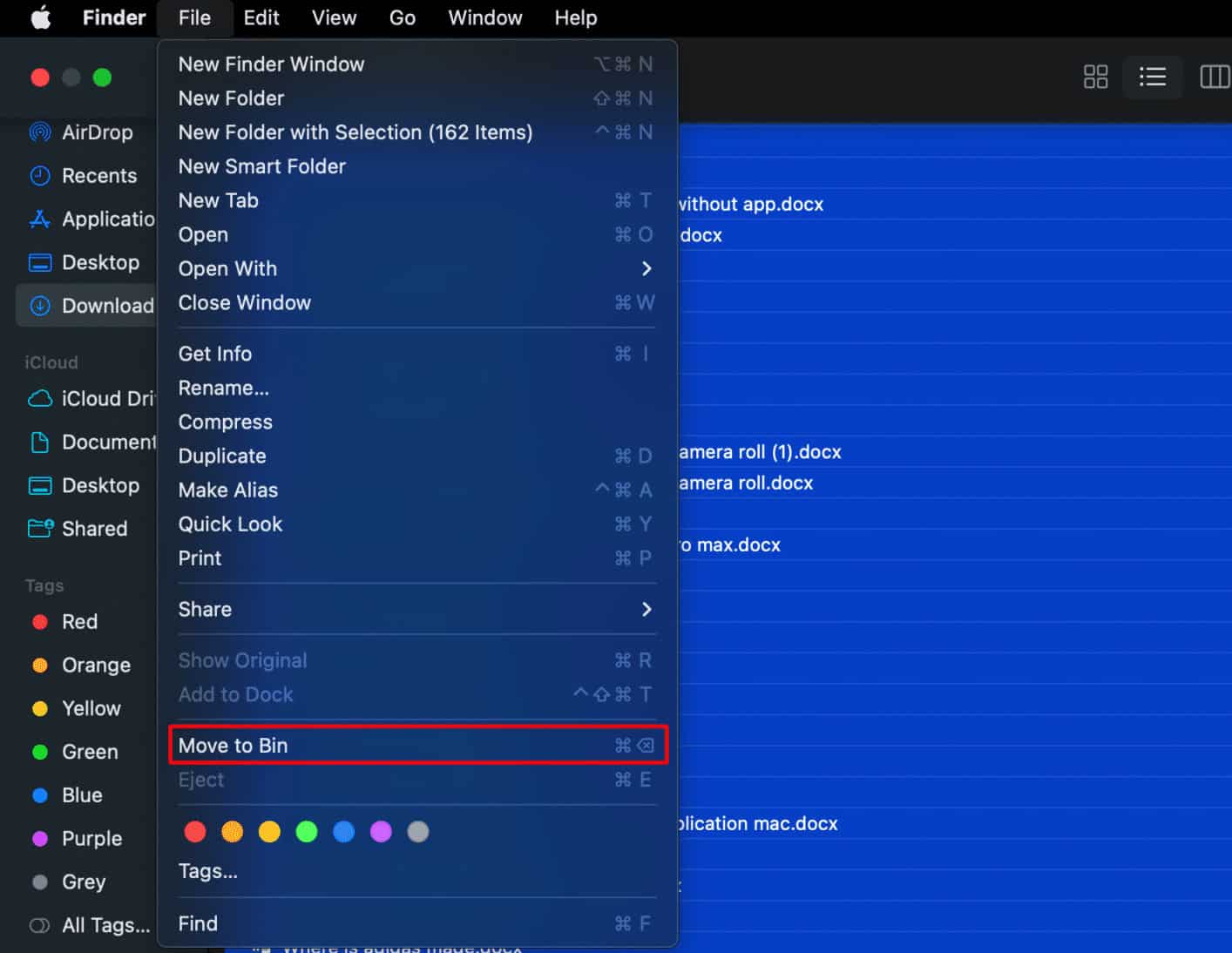 click on move to bin. How to Delete Apps from MacBook
