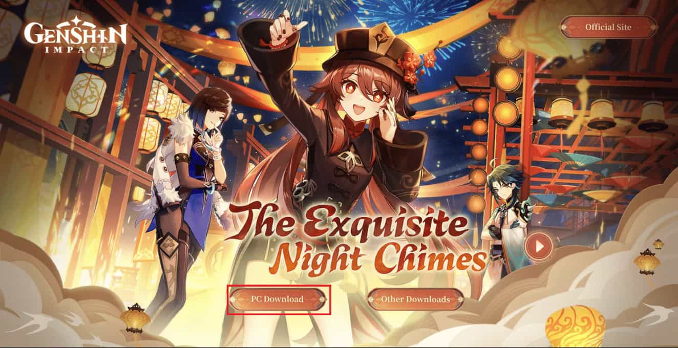 Click on PC Download to download the game