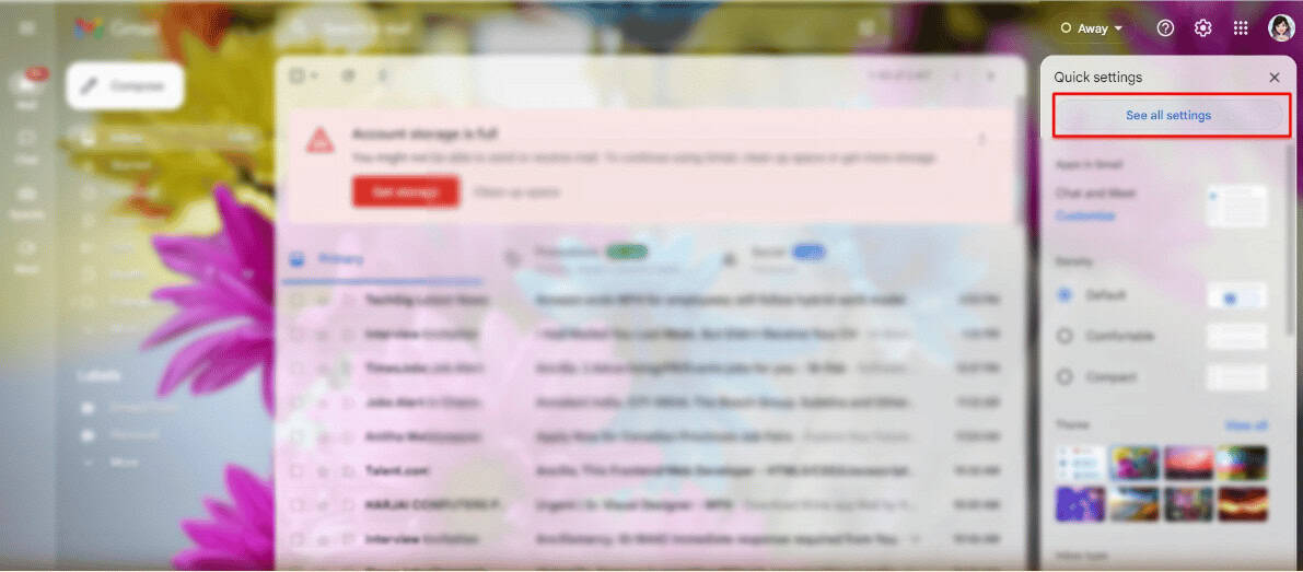 Click on See all Settings. | can I delete Google Chat from my phone