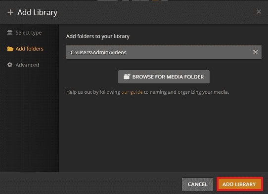 Click on the Add Library option. How to Stream Disney Plus on Discord