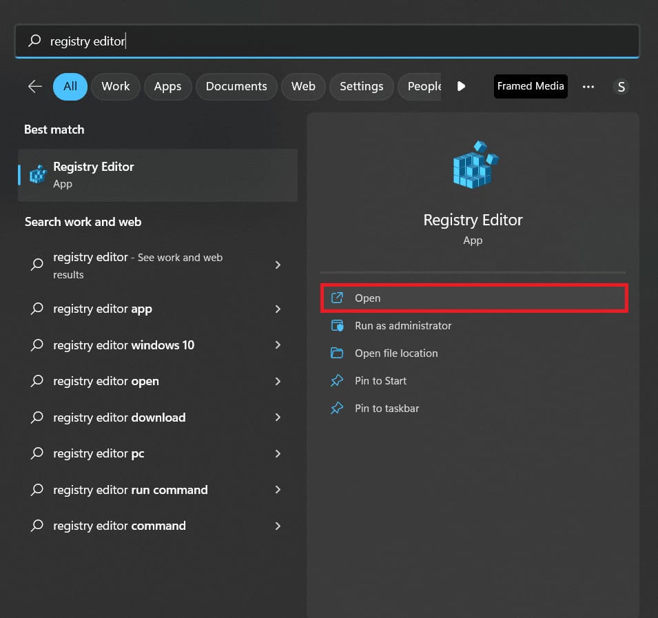 open Registry editor. How to Enable or Disable Hardware Accelerated GPU Scheduling on Windows 11