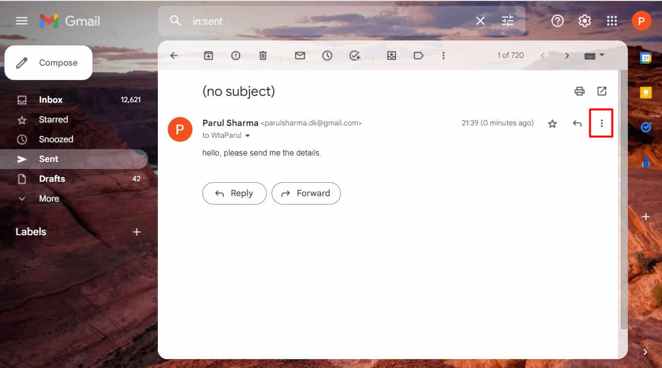click on three vertical dots 