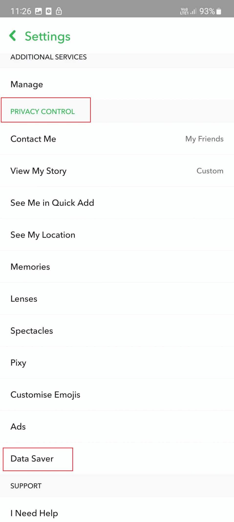 data saver on app. Fix Snapchat Filters Not Working