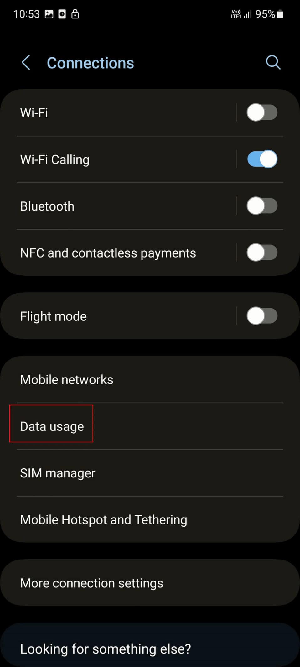data usage