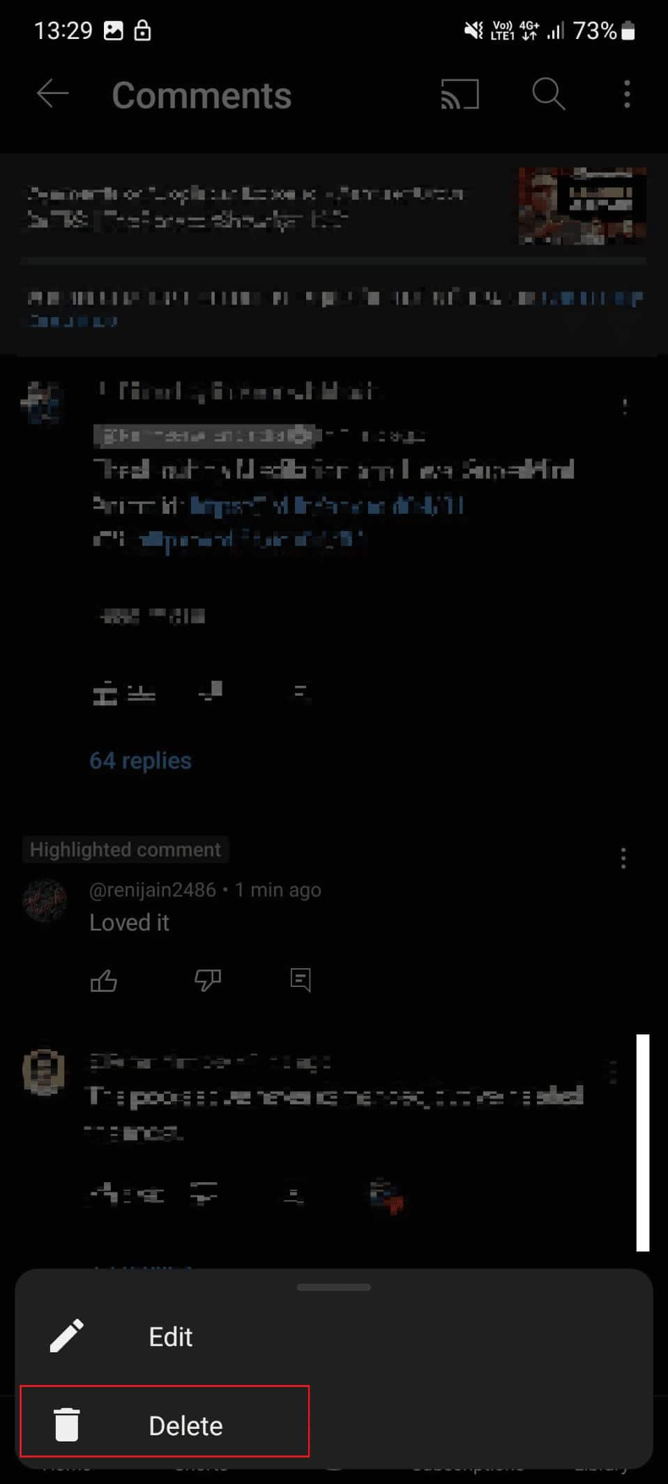 delete youtube phone