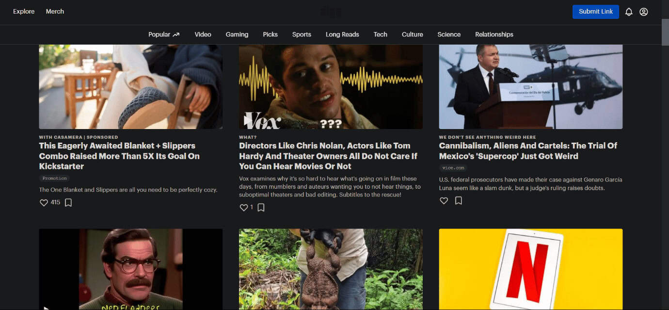 Digg web page feed. 19 Best StumbleUpon Alternatives