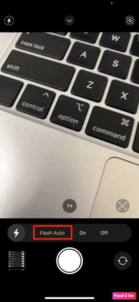 disable auto flash | fix iPhone camera not working