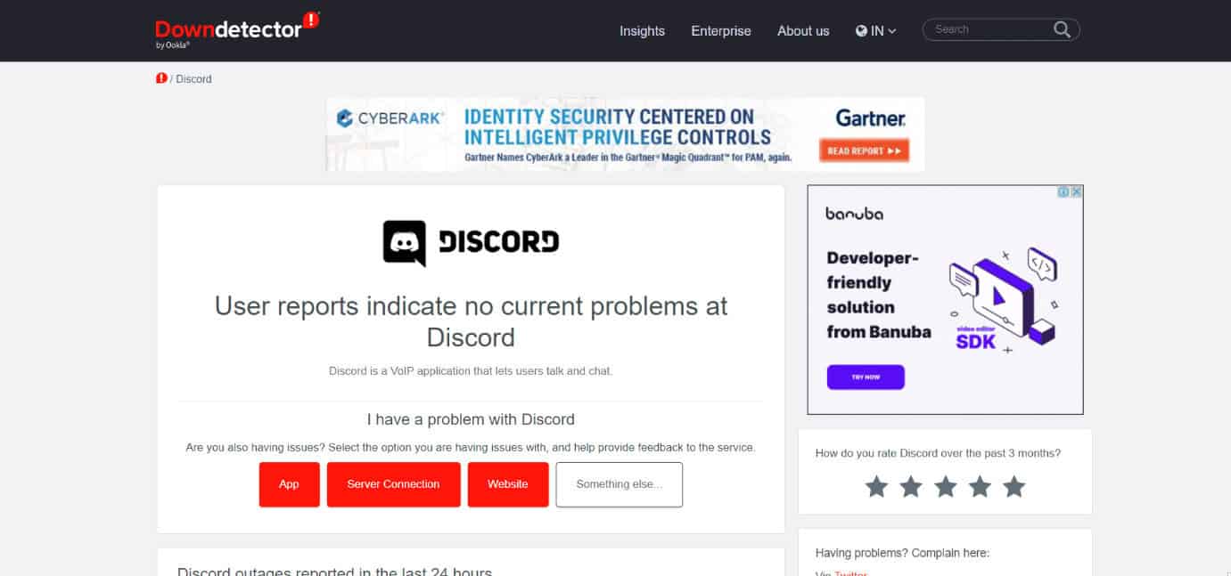 Downdetector Discord