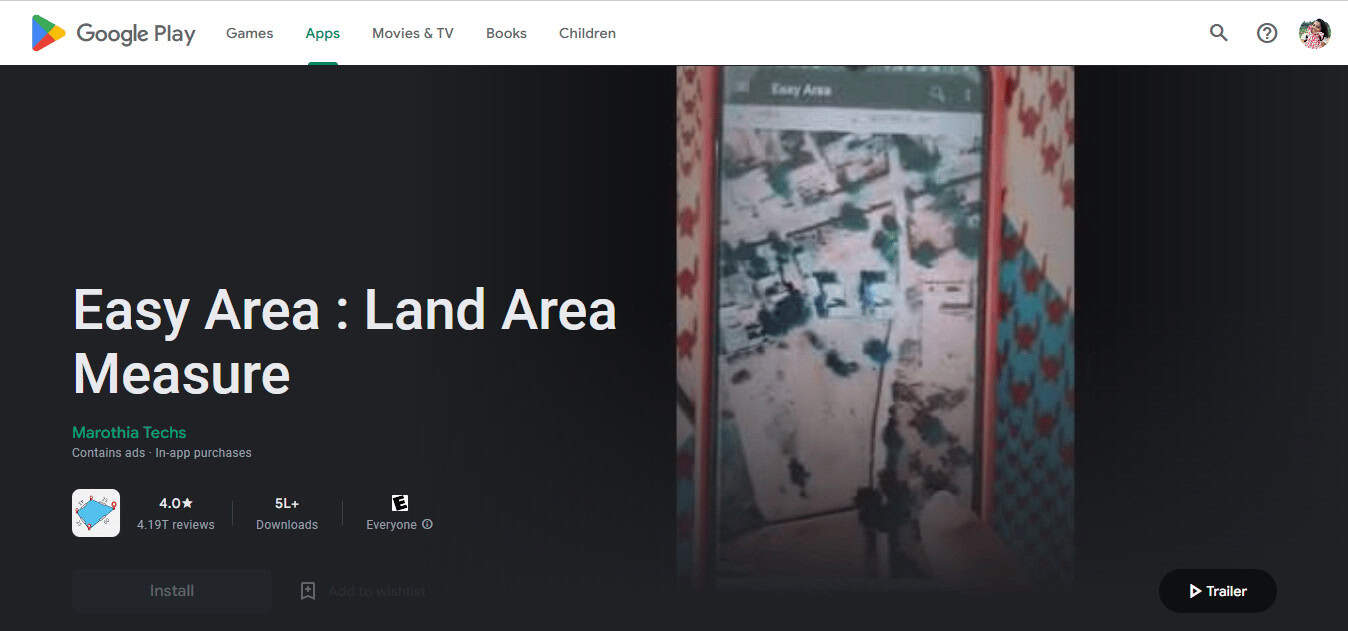 Easy Area: Land Area Measure