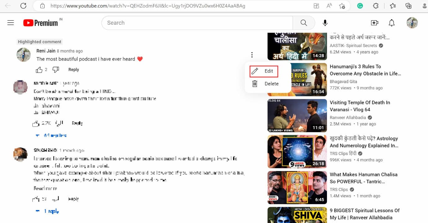 edit comment youtube. How to View YouTube Comment History on Windows 10