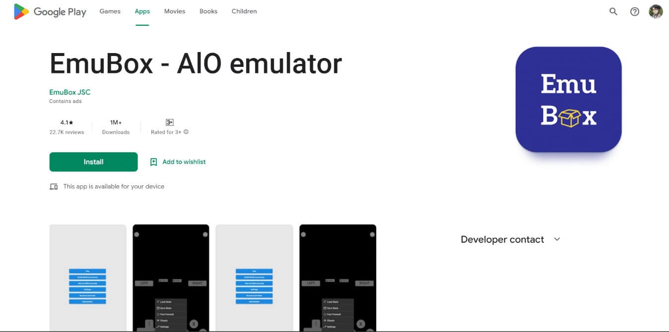 EmuBox on Google Play