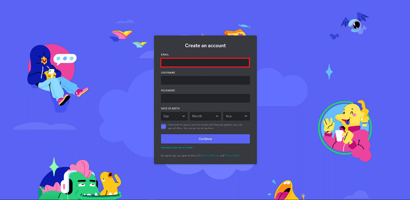 Enter an alternative Email address under Email. How to Change Age on Discord