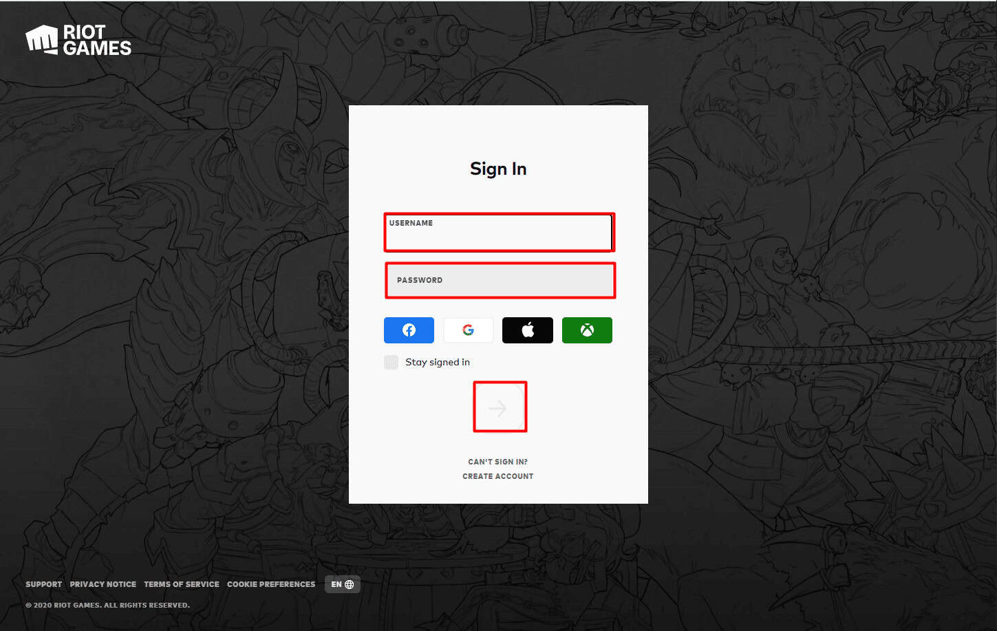 Enter USERNAME and PASSWORD and click on sign in icon. How to Check Valorant Region