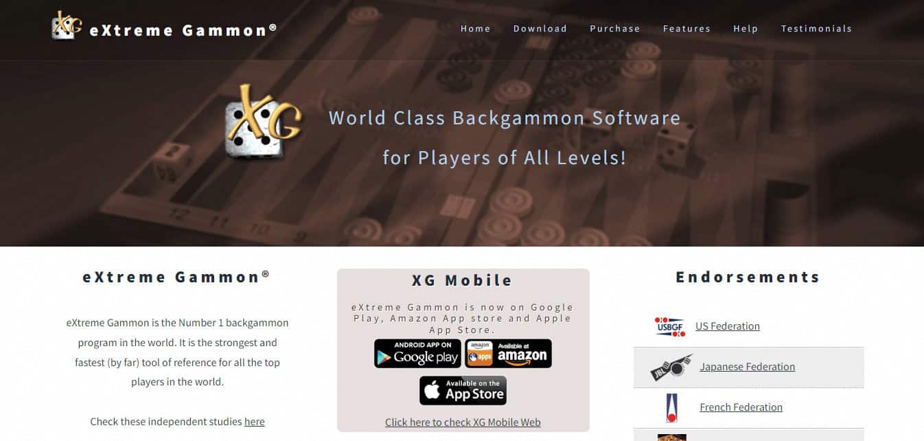 eXtreme Gammon webpage. Top 10 Best Sites to Play Backgammon Online