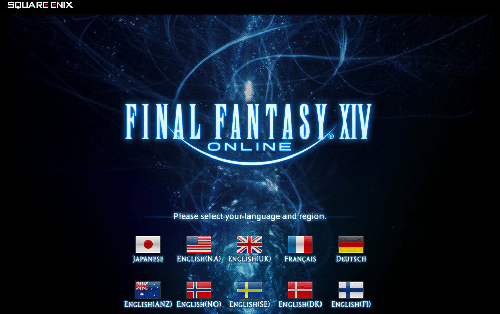 FINAL FASNTASY XIV: A Realm Reborn webpage 