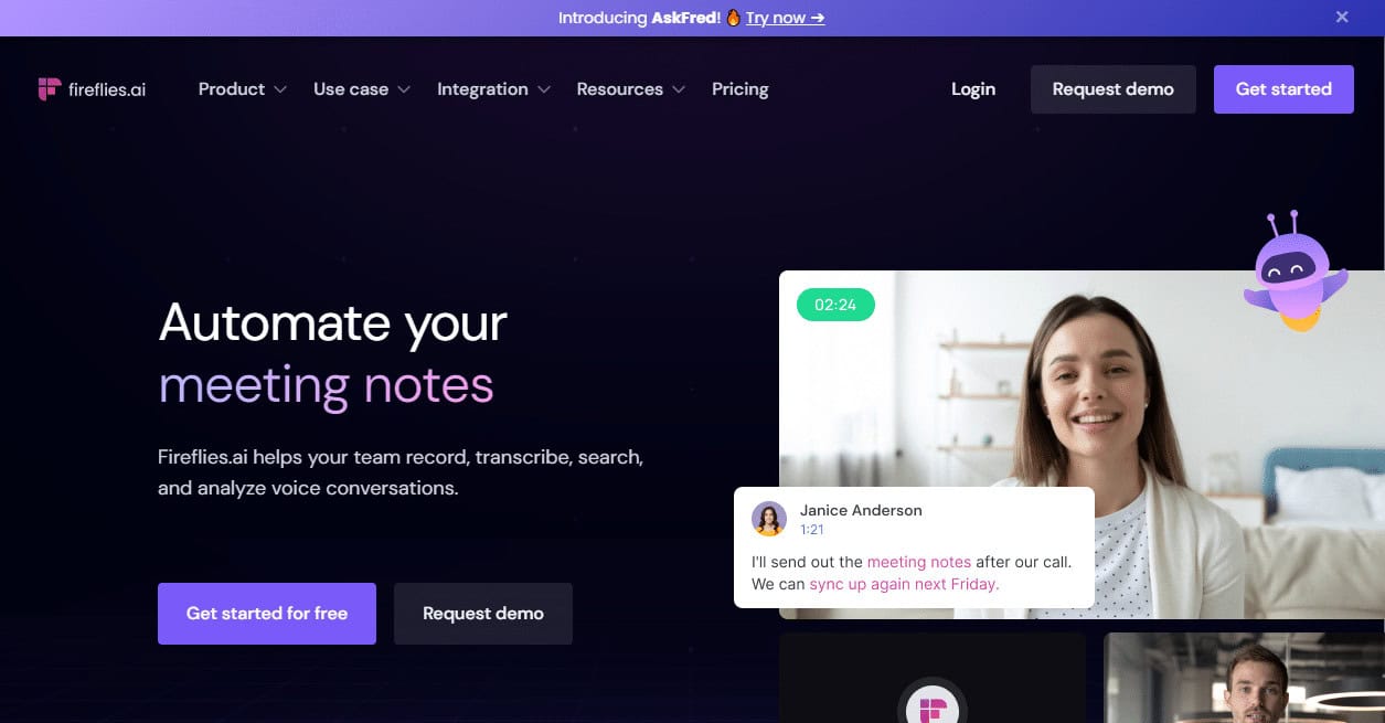 FireFlies. 21 Best Tools to Get AI-Generated Meeting Notes