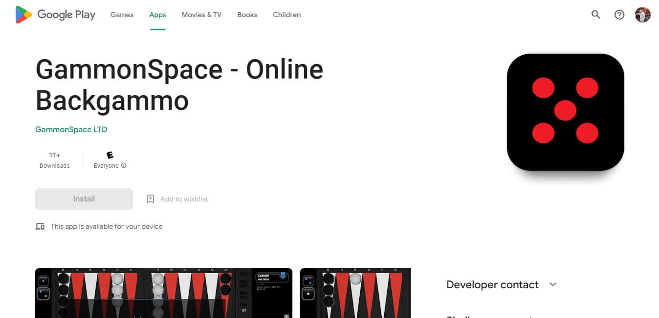 Gammon Space webpage