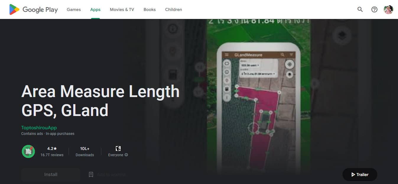 GLandMeasure