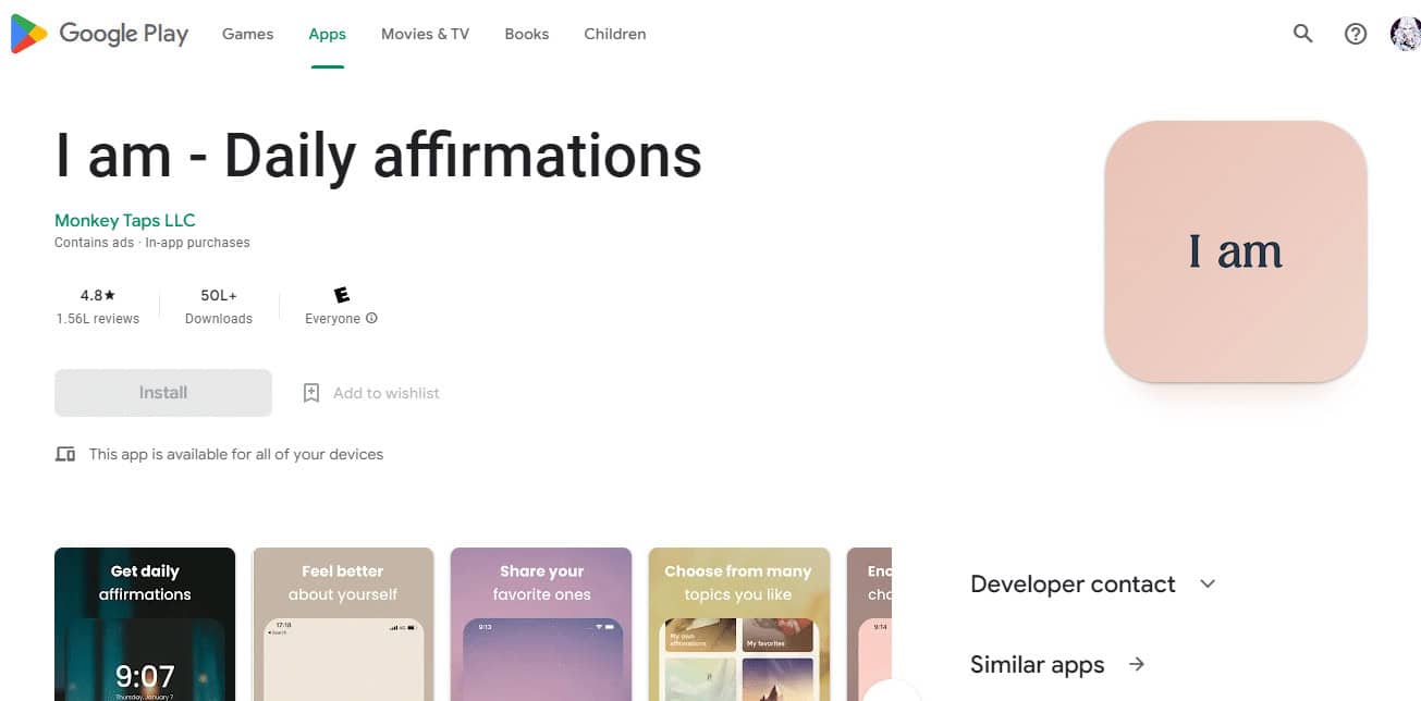 I am on Google Play