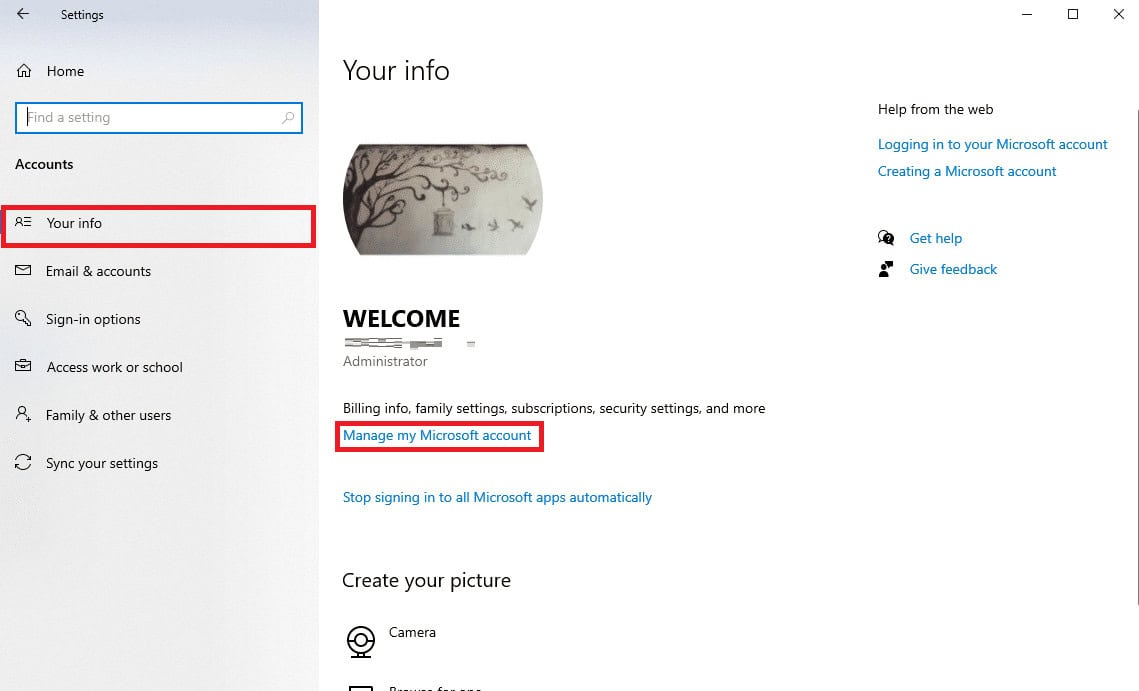 click on Manage my Microsoft account. Fix This Application Made Too Many Requests Error