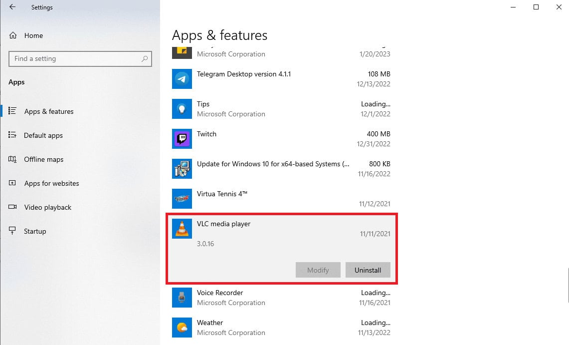 Locate and select VLC from the apps. How to Fix Video Lag in VLC Media Player on Windows