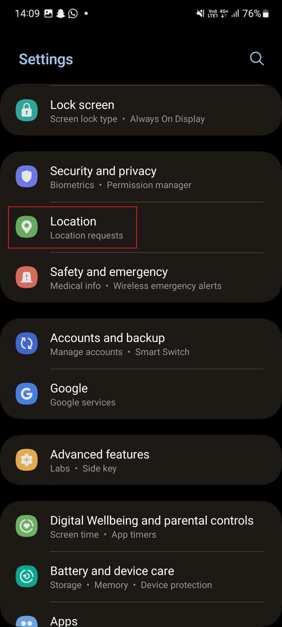 location setting. 10 Ways to Fix Snapchat Filters Not Working
