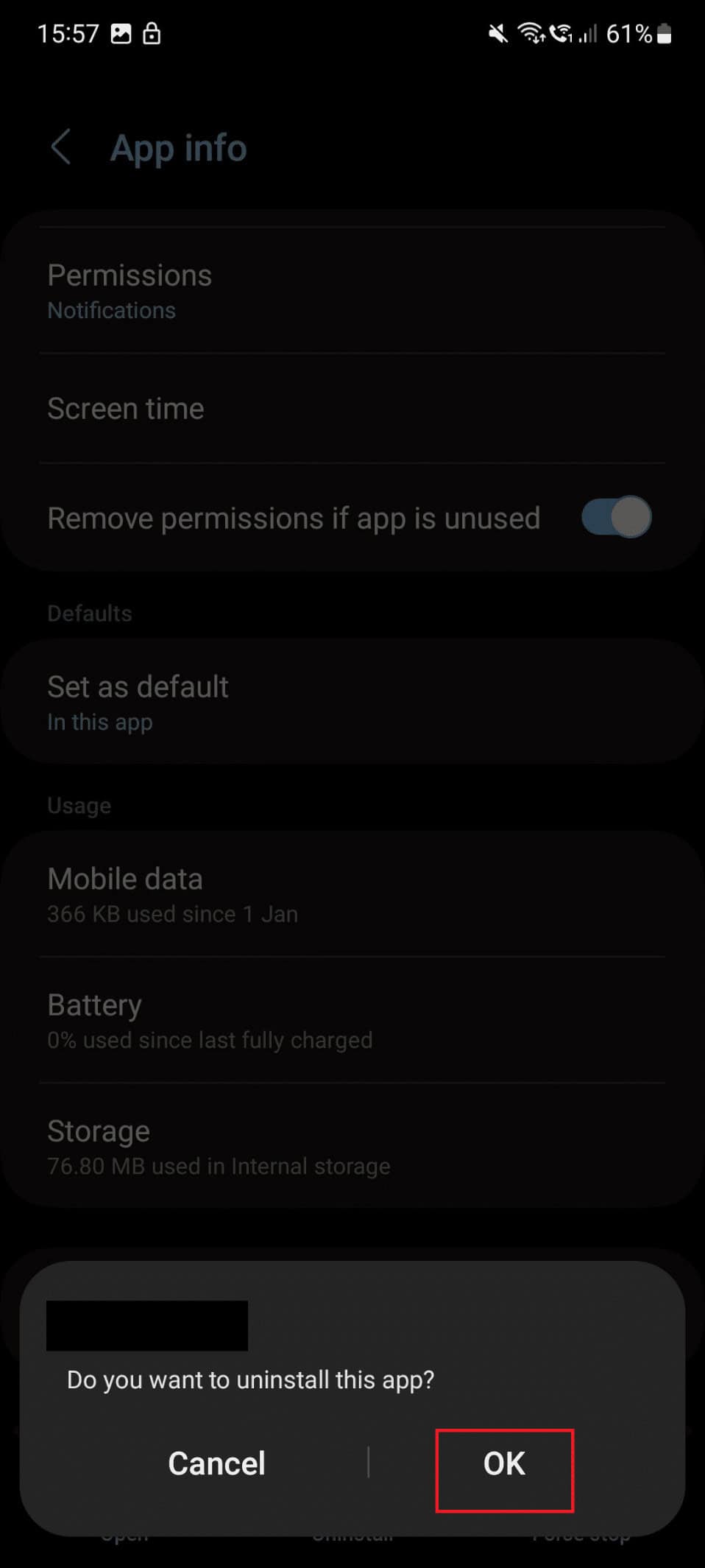 OK for uninstall. Fix Samsung Phone Keeps Restarting
