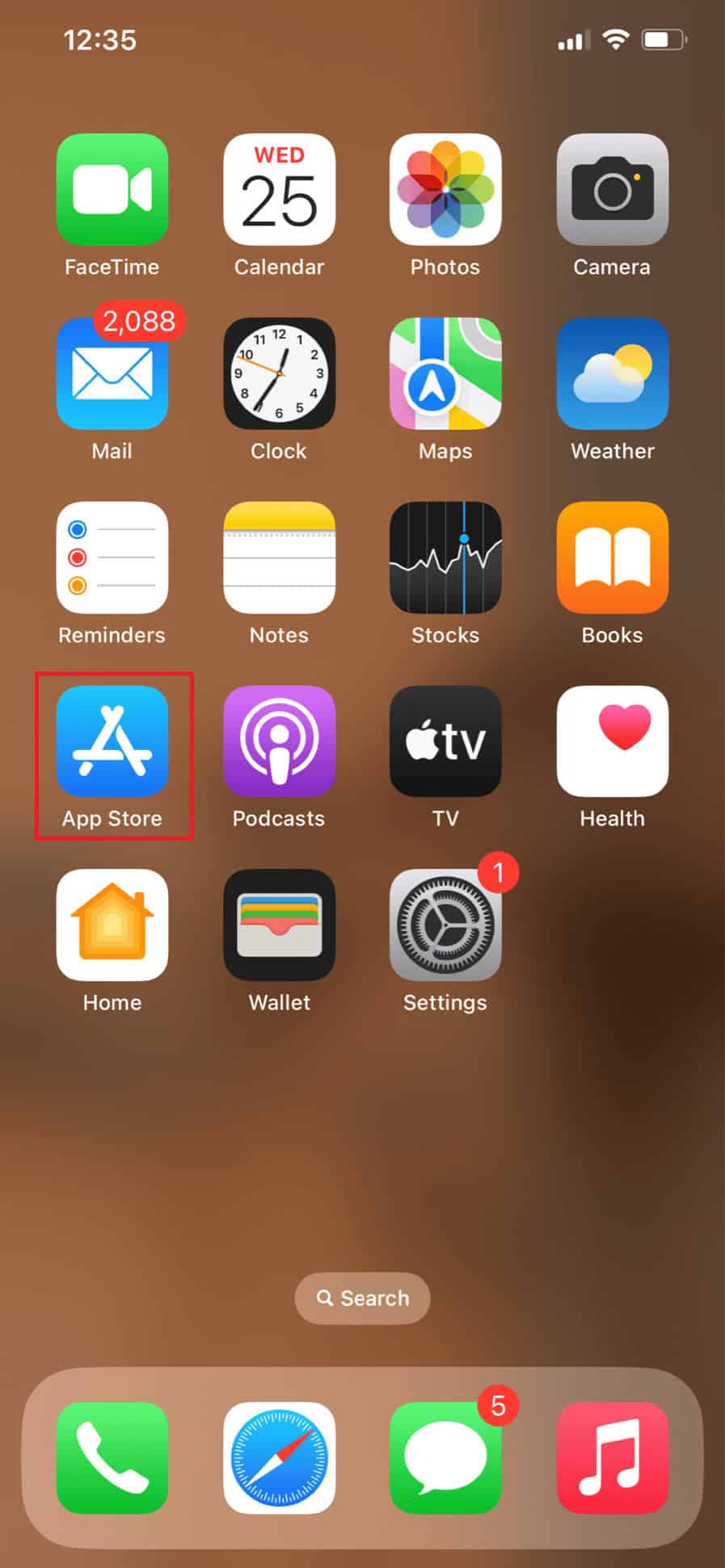 Open the App Store