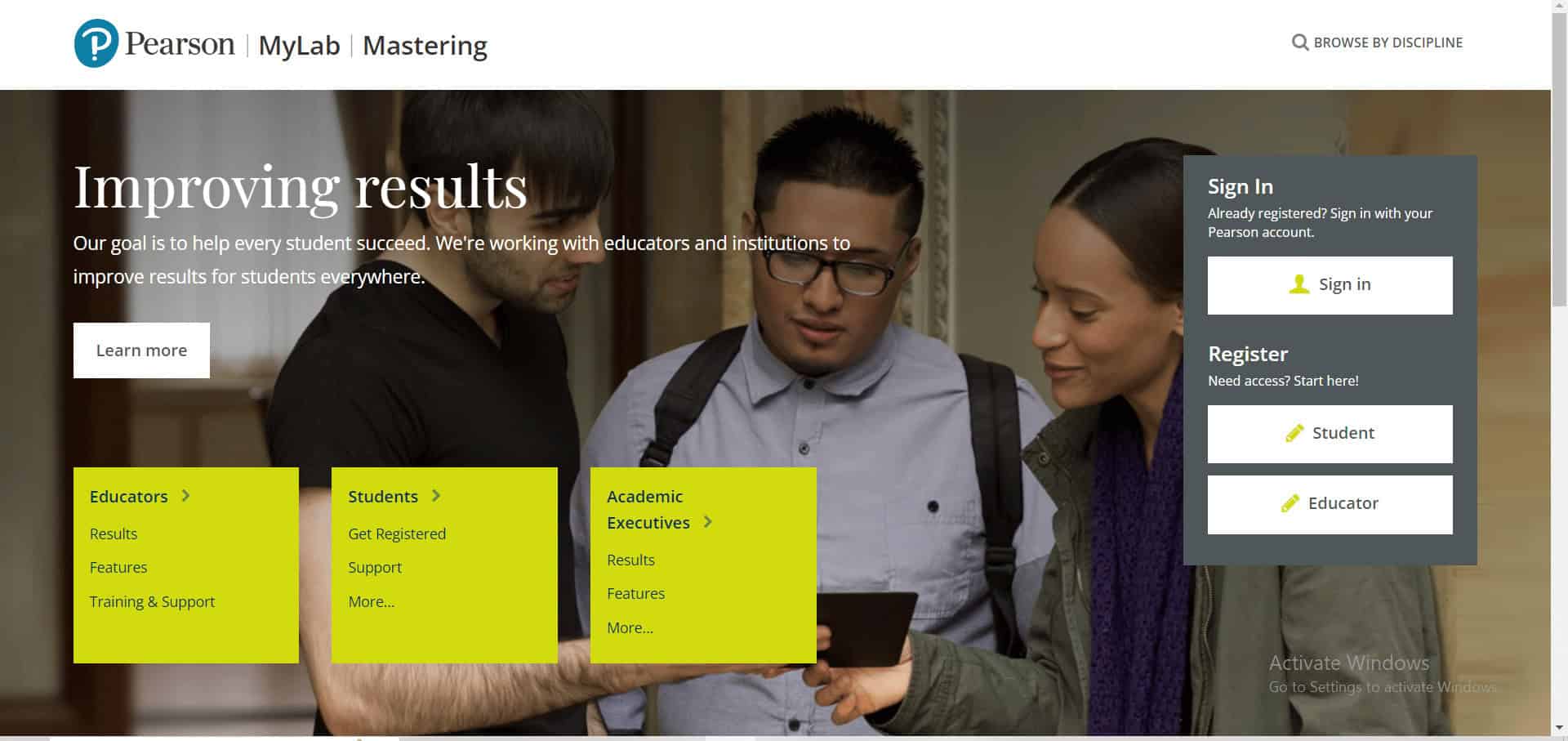 Pearson mylab website | delete Pearson VUE account