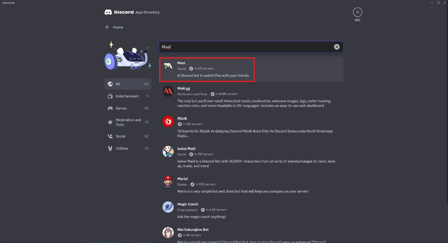 Search for Mazi and click on it. How to Stream Disney Plus on Discord