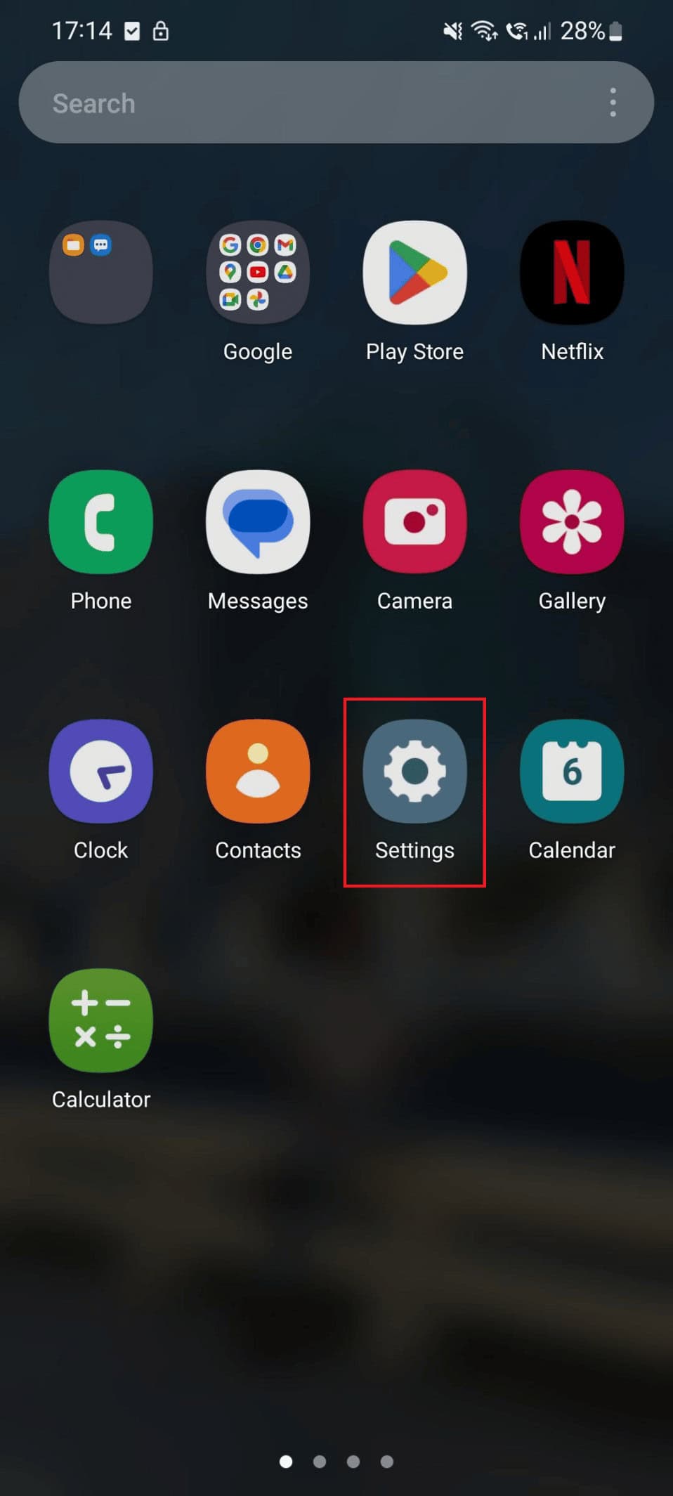 settings option on samsung. 10 Ways to Fix Snapchat Filters Not Working