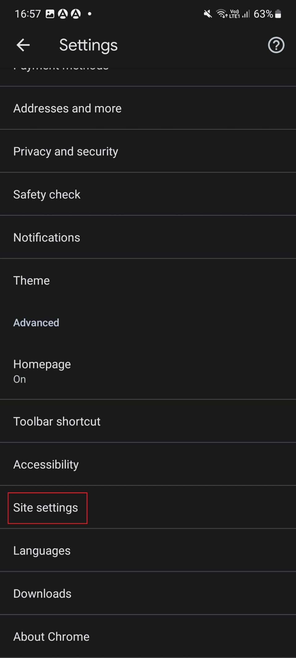 site settings chrome | How to Make Android Phone and Tablet Completely Ad Free