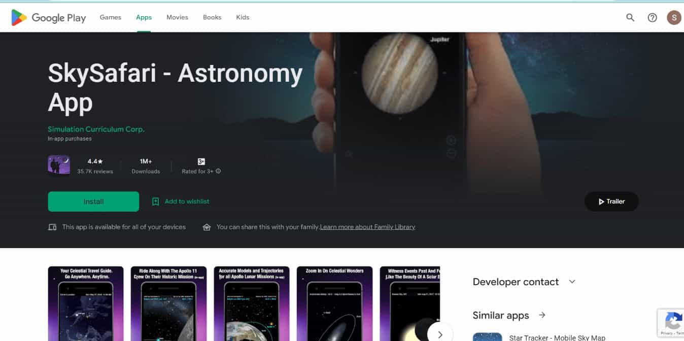 Sky Safari Astronomy App