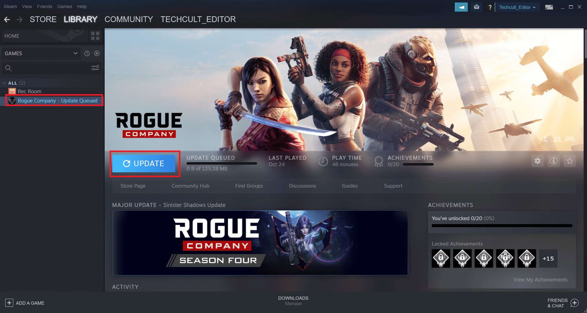 Steam home page UPDATE option. 8 Ways to Fix Apex Legends Blurry Issue