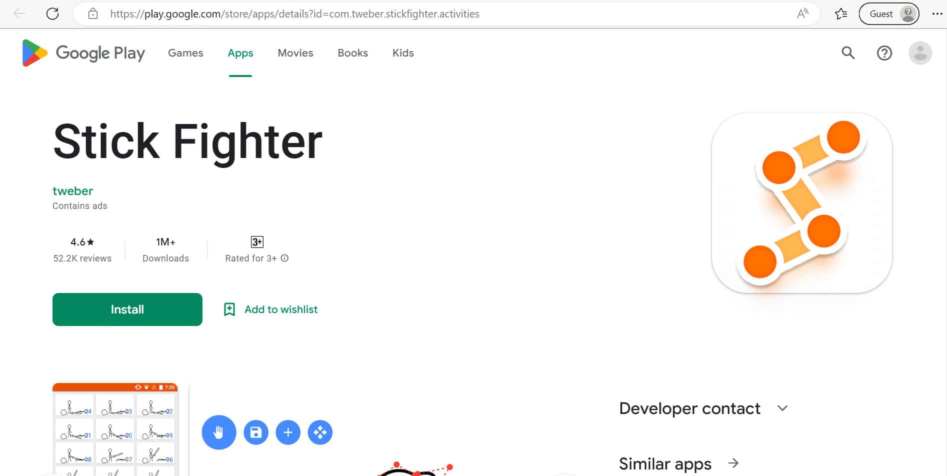 Stick Fighter | Best Animation Apps for Android
