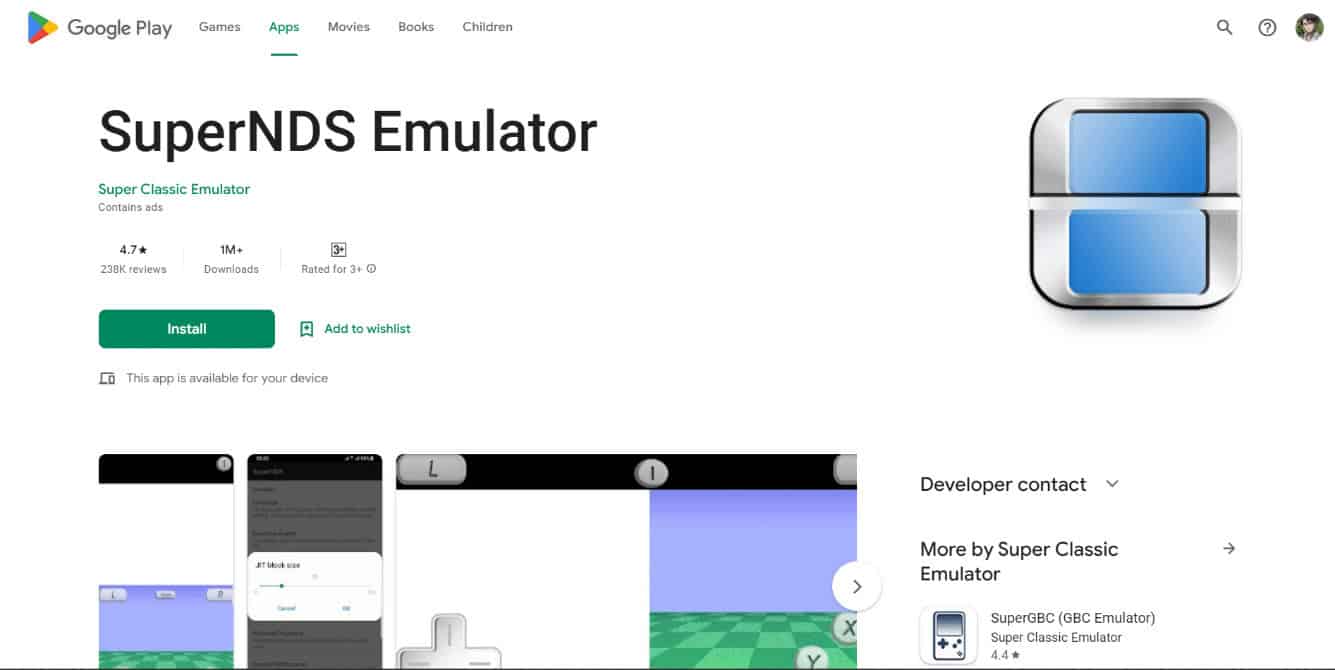 SuperNDS on Google Play. 12 Best NDS Emulator for Android
