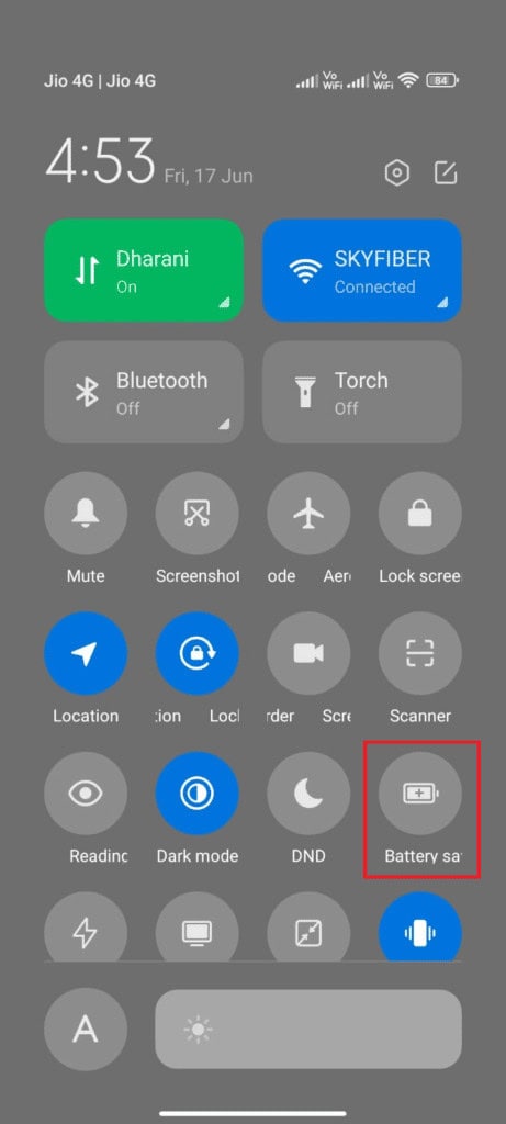 Tap on the Battery saver icon. 11 Ways to Fix Spotify Randomly Skipping Songs