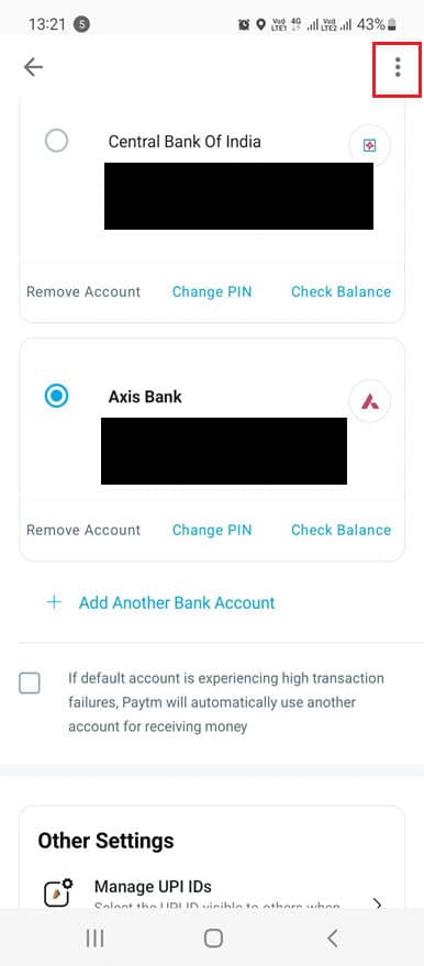 tap on the three-dotted icon from the top right corner