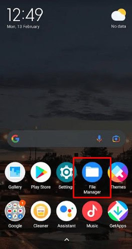 Tap the File manager icon. How to Play Pokemon on Android Device