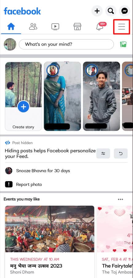 Tap the hamburger icon in the upper right corner. | games to play on Facebook Live